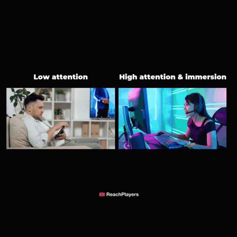 In game branded content - Immersion & attention